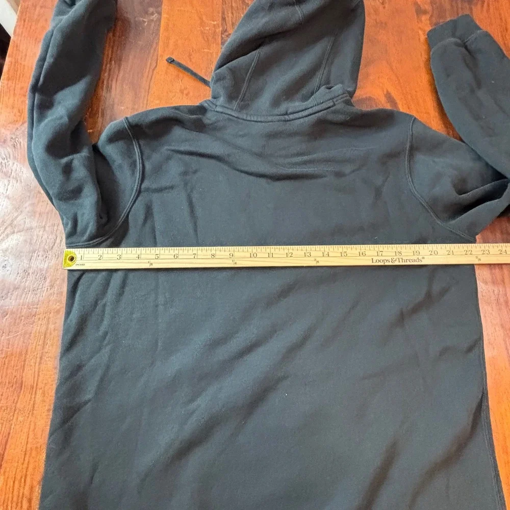 Nike Coach Prime Deion‎ Sanders Hoodie Mens Medium Black Tan Pullover Fleece